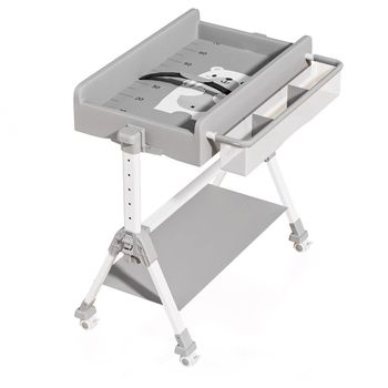 Diaper changing newborn children's bed baby care table diaper table multi-functional lift removable crib baby bed