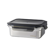 Lock and Lock stainless steel crisper box refrigerator special food storage box pickle seal box fruit box lunch box
