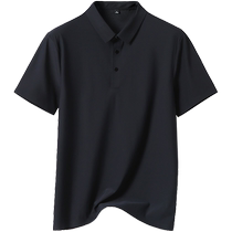 Polo shirt custom logo mens and womens work clothes printed short-sleeved T-shirt ice silk half-sleeved work clothes plus size group company