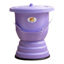 German Spittoon Urine Basin Home Seniors Bedrooms Urinate Thickened High Foot Toilet Adults With Lid Deodorant Urine Bucket