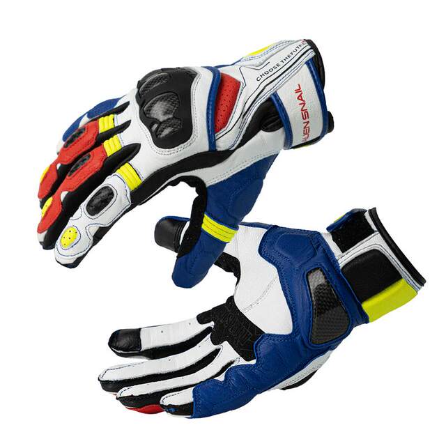 Alien Snail Carbon Fiber Motorcycle Gloves All Seasons