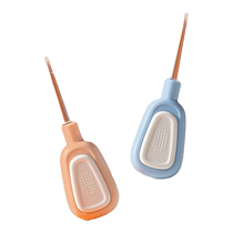 Baby luminous ear-picking spoon childrens special ear-picking tool with light safe baby visible soft-head ear-picking spoon nose tweezers