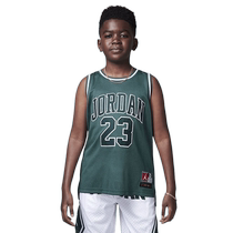 Jordan Nike Boys Big Childrens Jersey Sports Breathable Mesh Vest Sleeveless Basketball T-Shirt DX8461-366