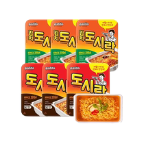(self-employed) Korean eight-track beef bowl noodle instant noodle pickle paldo pull noodles spicy cabbage with a small bucket of noodles