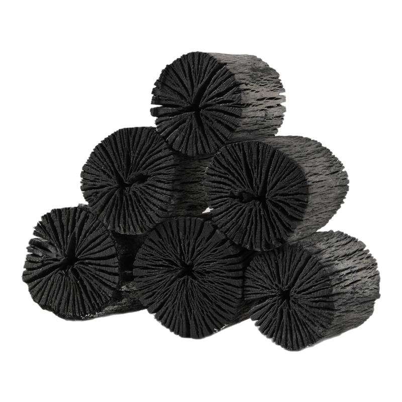 Raw charcoal outdoor charcoal barbecue charcoal smokeless and burn-resistant
