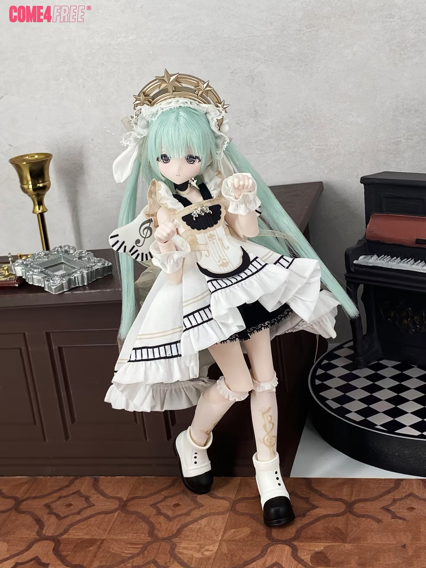 ของแท้ Come4Free บังนี รุ่นที่แปด ซีรีส์กำมะหยี่ซิมโฟนี ตุ๊กตา Bjd กล่องสุ่ม พิเศษ 6 หุ่นขยับได้ ของขวัญ