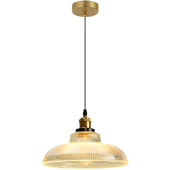 Old shanghai retro restaurant american green glass chandelier