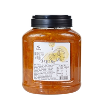 Commercial concentrated honey grapefruit tea sauce fruit tea sauce brewing canned milk tea shop raw materials 1 5KG