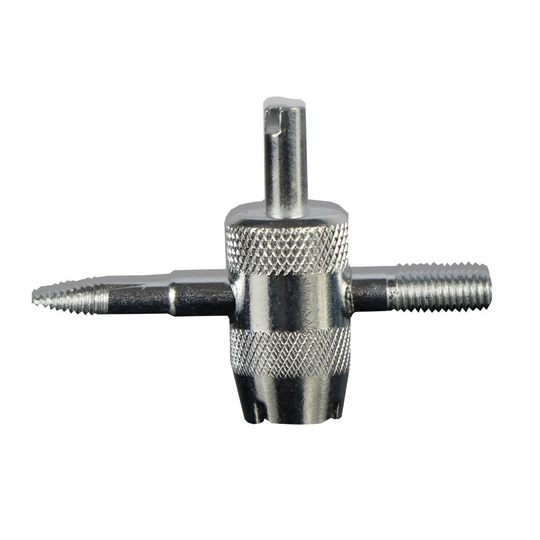 汽车轮胎内胎自行车电动车气门嘴放气四合一多功能气门芯扳手工具