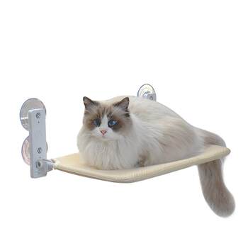 Cat hammock window sunbathing suction cup glass