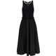 ONLY knitted spliced ​​sleeveless long dress dress
