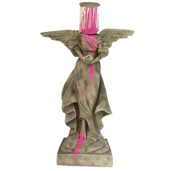 Trendy Brand Mand Kaws Paint Angel Figurine Trendy Toy Hand-Made Model Sculpture Desktop Toy