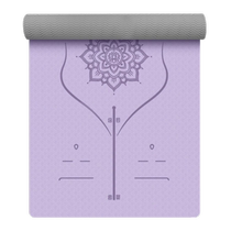 Silicone particle yoga mat for boys and girls fitness mat for home non-slip skipping rope shock absorption silent thickened portable floor mat