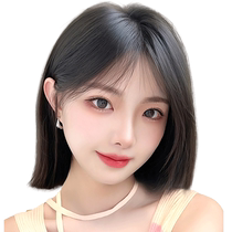 Wig for women top of head replacement real hair summer thin fluffy high skull seamless increase in hair volume white hair wig