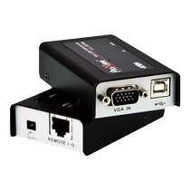 ATEN Hongzheng VGA KVM network cable extender 100 meters USB port sharing keyboard and mouse remote control network signal amplifier booster CE100