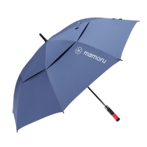 (Self-operated) Mamoru Golf Umbrella Double Layer Reinforced Storm Resistant Umbrella Extra Large Double Long Handled Parasol