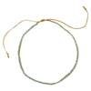 Qingdao export niche natural turquoise beads adjustable necklace gold wire rope bracelet ring earrings set