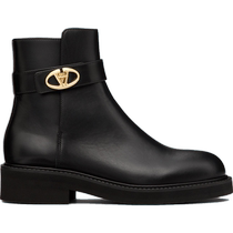 (Interest-free for 24 periods) VALENTINO Womens VLOGO LOCKER calfskin ankle boots