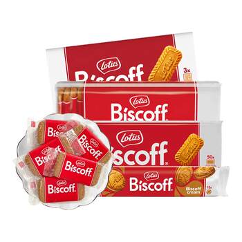 Lotus/heqing caramel biscuits imported from belgium