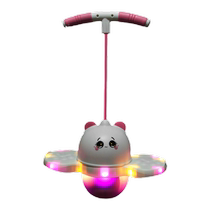 Jumping ball balance sports bouncing ball fitness high jump children adult children bouncy ball luminous panda bouncing ball