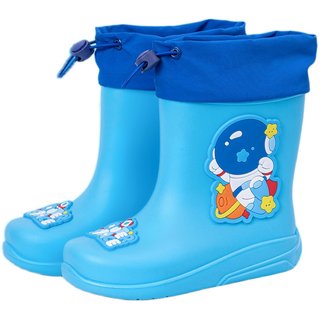 Children's rain boots baby rain boots waterproof non-slip rubber shoes