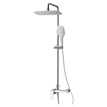 Wrigley shower head set household rain wall-mounted bathroom full copper booster shower shower