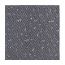 EMPORIO ARMANI Armani 2024 new autumn mens mulberry silk knotted jacquard pocket square