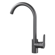 Gun gray faucet full copper kitchen hot and cold household rotatable sink laundry pool vegetable basin wash basin 1305