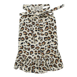 Pet Summer Clothes Dog Cute Sexy Leopard Print Suspender Cat Clothes Skirt Teddy Bichon Yorkshire Super ຮ່າງກາຍຂະຫນາດນ້ອຍ
