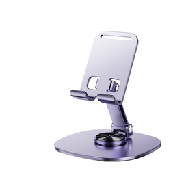 720 Rotating Carbon Steel Mobile Phone Stand Desktop Live Broadcast Mobile Phone Stand Tablet PC iPad Support Stand Universal Universal Stand ສາມາດຍົກພັບໄດ້ ສ້າງສັນວີດີໂອການຖ່າຍຮູບ