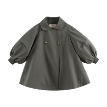 Mark Jenny 2024 new autumn clothing girls large size A version windbreaker