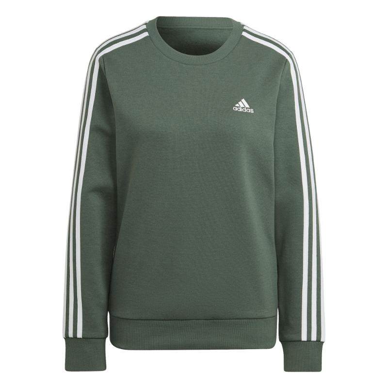 Adidas women's thickened velvet round neck pullover sweatshirt