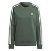 Adidas women's thickened velvet round neck pullover sweatshirt