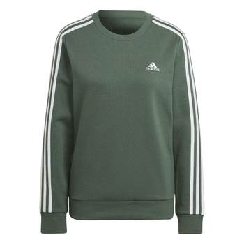 Adidas women's thickened velvet round neck pullover sweatshirt