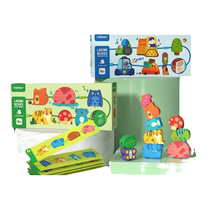 Baby beads childrens toys 1-2 years old infants and young children early education fine motor training concentration beads building blocks