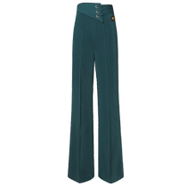 Danbaoluo Ballroom Dance Wide Leg Pants Latin Pants Practice Clothes Adult Professional Dance Pants Dance Clothes Jitterbug Dance Pants