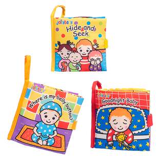 Jollybaby hide and seek cloth book puzzle can not be torn apart
