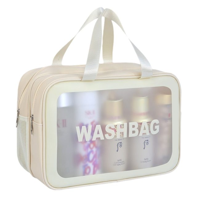 PU double-layer high-value travel portable storage bag