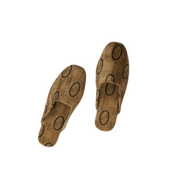 Lanpin jingshe chinese style retro home slippers Lanpin jingshe chinese style retro home slippers