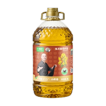 Meow full score Liu Yiwei co-branded low erucic acid rapeseed oil 4L small pressed fragrance non-GMO holiday gift