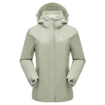Men and women three-in-one jacket camel