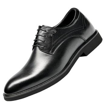 Gao ge height increasing shoes business formal men's lightweight leather shoes