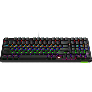 Rapoo v500pro-98-key mechanical keyboard e-sports game green black tea red axis desktop notebook ergonomics