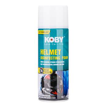 No-wash foam cleaner koby helmet deodorizer