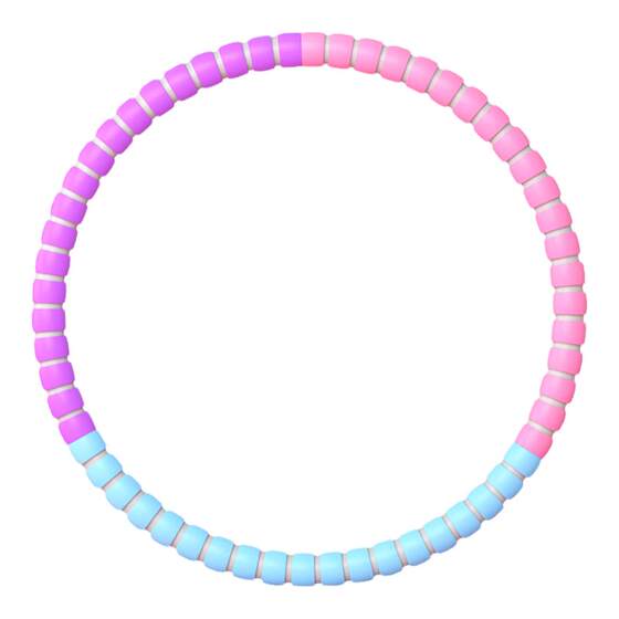 Hula hoop for women to slim down belly, tighten belly and increase weight loss