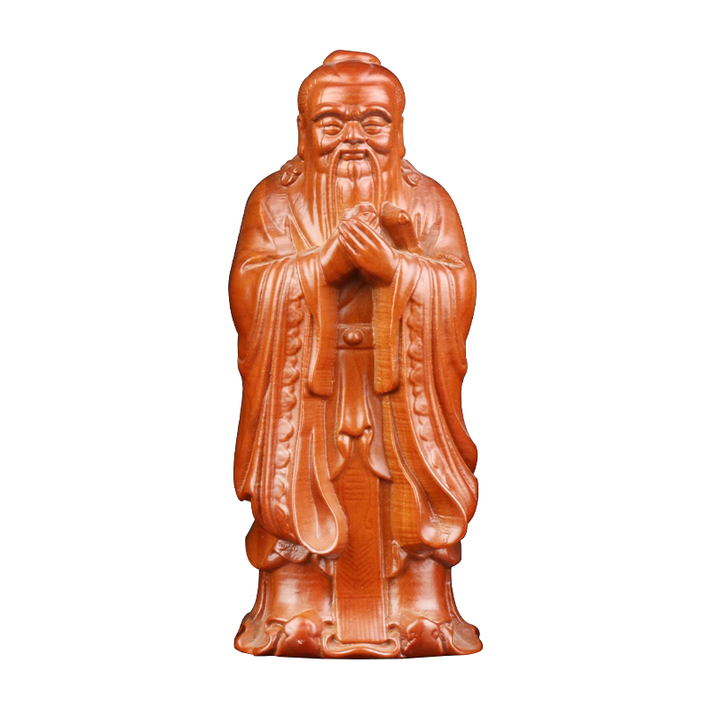 花梨木の精彫りの孔夫子彫像 孔子木雕像- Top 500件孔子
