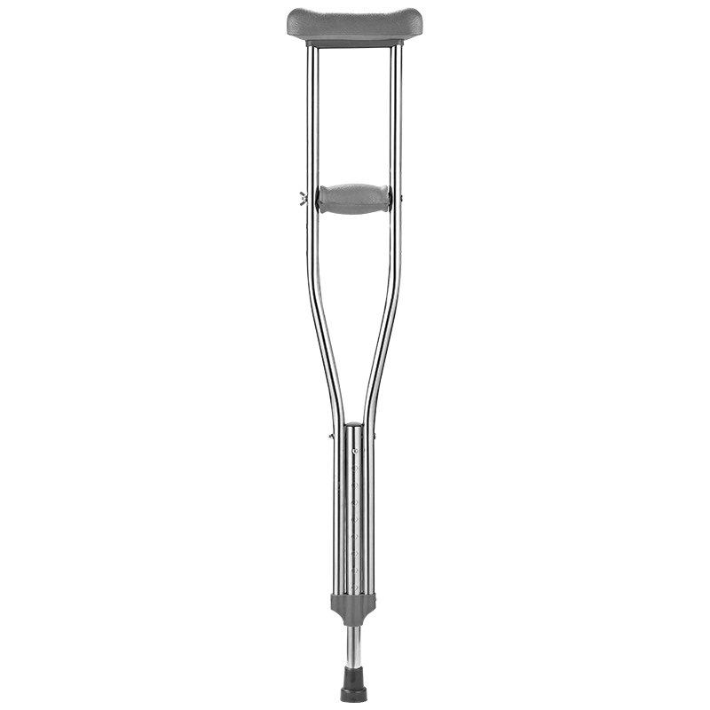 Medical underarm crutches for rehabilitation and walking aids to help prevent slipping