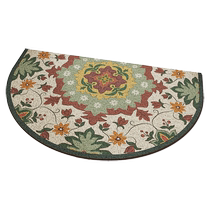 American semicircular silk ring ground cushion entry portal into the door mat large doormat Euro-style entrance rug advanced sensation