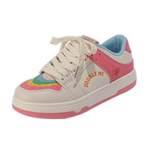 Semir Yuanyang sneakers 2024 new spring and autumn white shoes original design thick sole versatile casual sports shoes