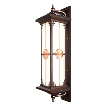 Chinese Style Outdoor Solar Waterproof Wall Lamp Villa Courtyard Antique Wall Lamp Jardin extérieur Balcony Lampe de lAisle 1713